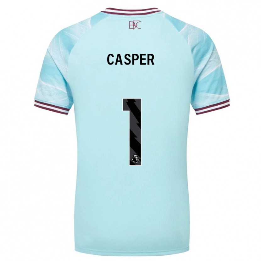 Danxen Mulher Camisola Charlie Casper #1 Azul Celeste Borgonha Alternativa 2025/26 Camisa Brasil