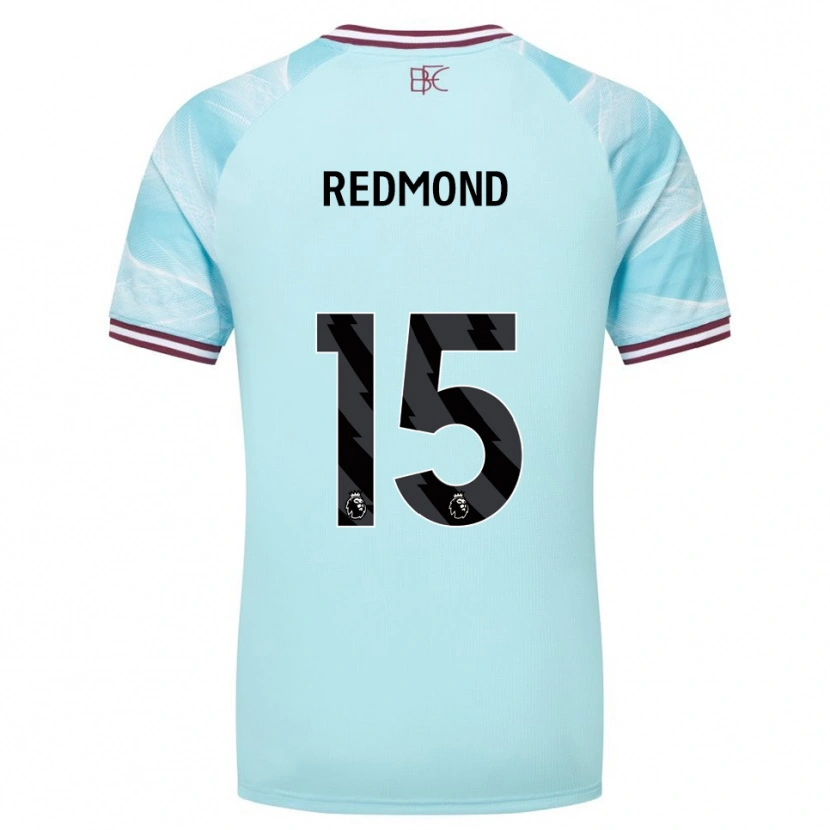 Danxen Mulher Camisola Nathan Redmond #15 Azul Celeste Borgonha Alternativa 2025/26 Camisa Brasil