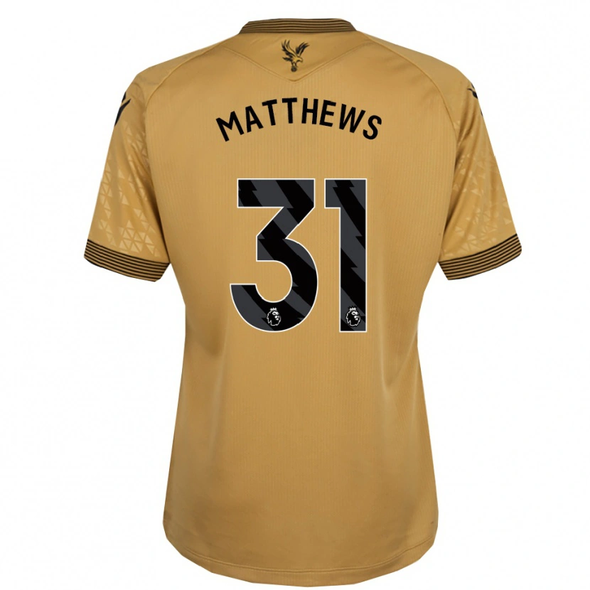 Danxen Mulher Camisola Remi Matthews #31 Dourado Preto Alternativa 2025/26 Camisa Brasil