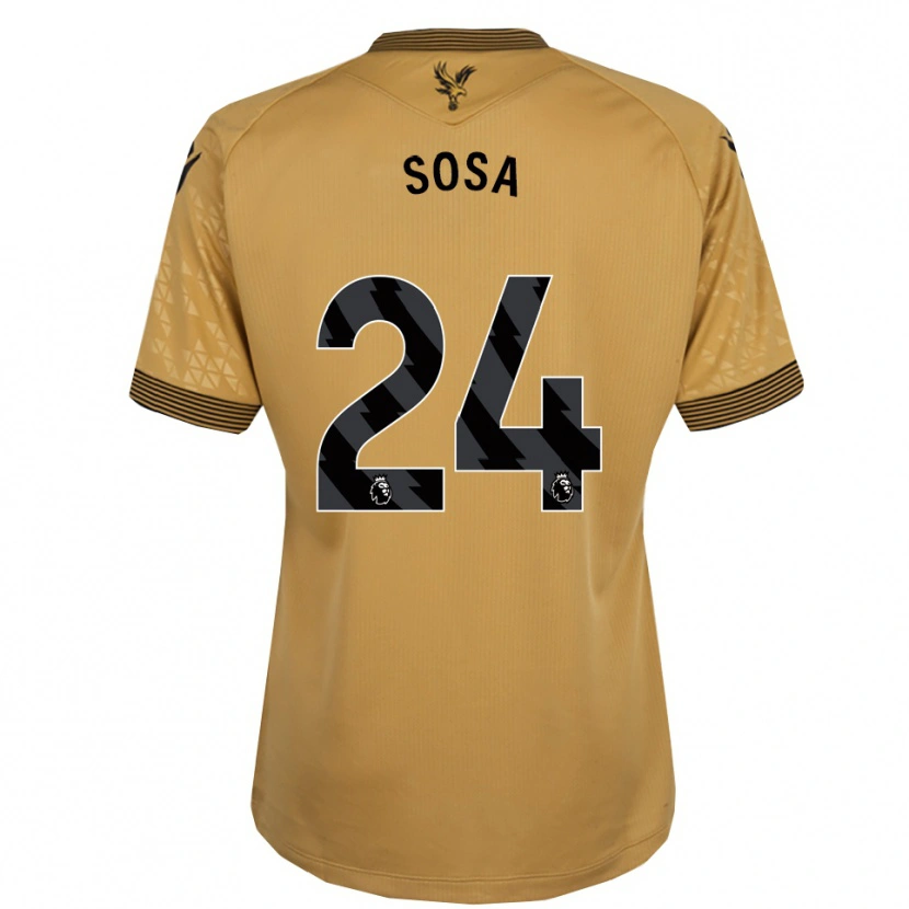 Danxen Mulher Camisola Borna Sosa #24 Dourado Preto Alternativa 2025/26 Camisa Brasil