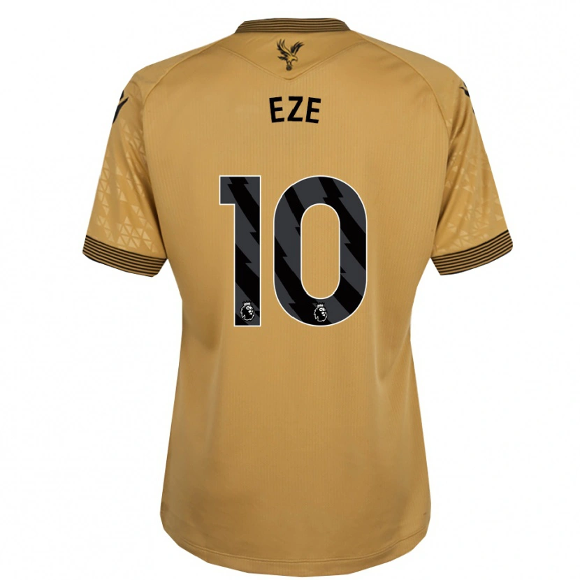 Danxen Mulher Camisola Eberechi Eze #10 Dourado Preto Alternativa 2025/26 Camisa Brasil