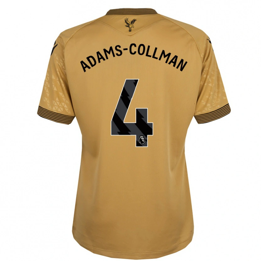 Danxen Mulher Camisola Kai-Reece Adams-Collman #4 Dourado Preto Alternativa 2025/26 Camisa Brasil