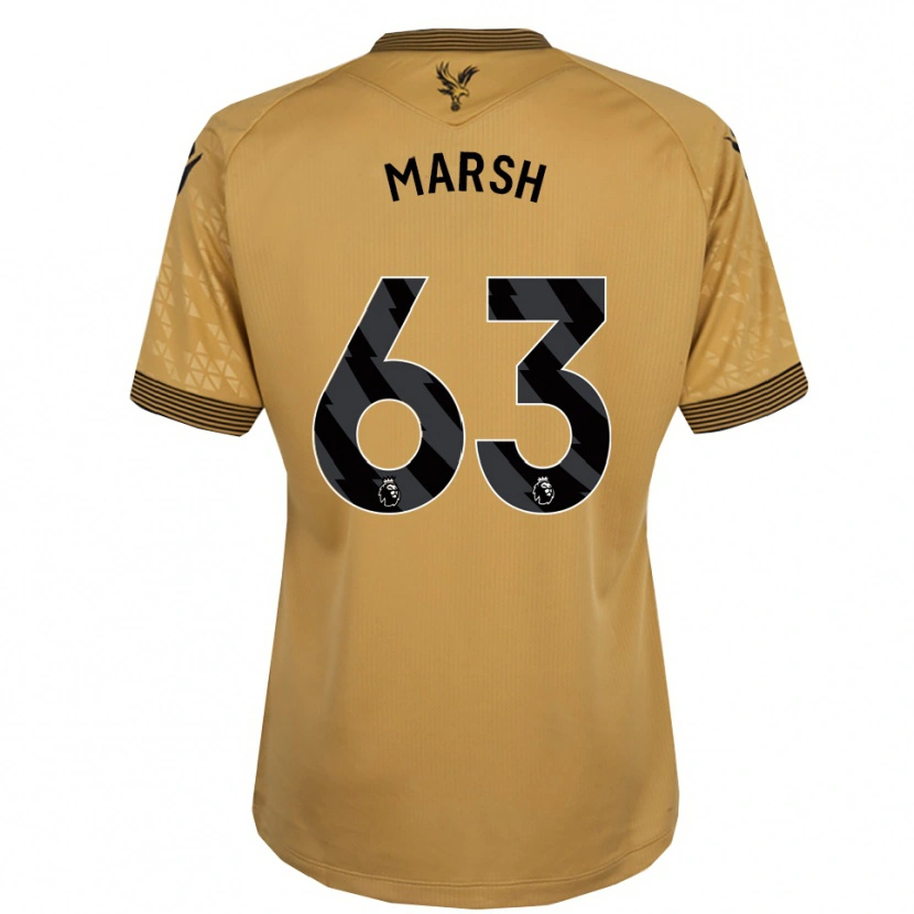 Danxen Mulher Camisola Zach Marsh #63 Dourado Preto Alternativa 2025/26 Camisa Brasil