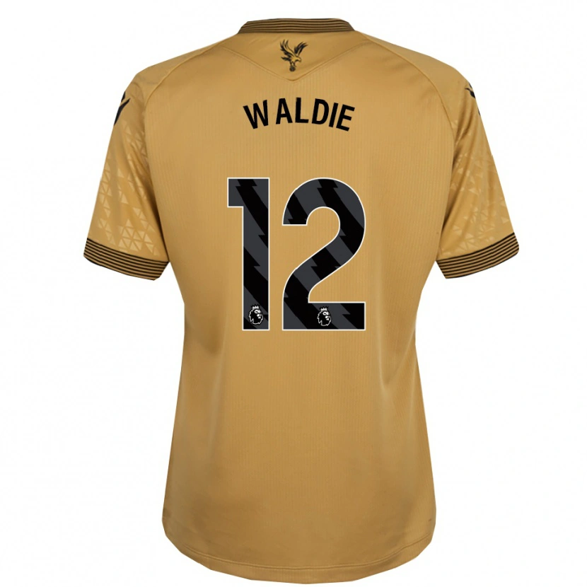 Danxen Mulher Camisola Lizzie Waldie #12 Dourado Preto Alternativa 2025/26 Camisa Brasil