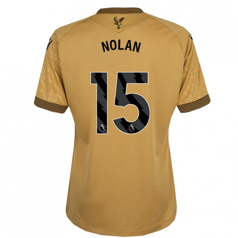 Danxen Mulher Camisola Hayley Nolan #15 Dourado Preto Alternativa 2025/26 Camisa Brasil