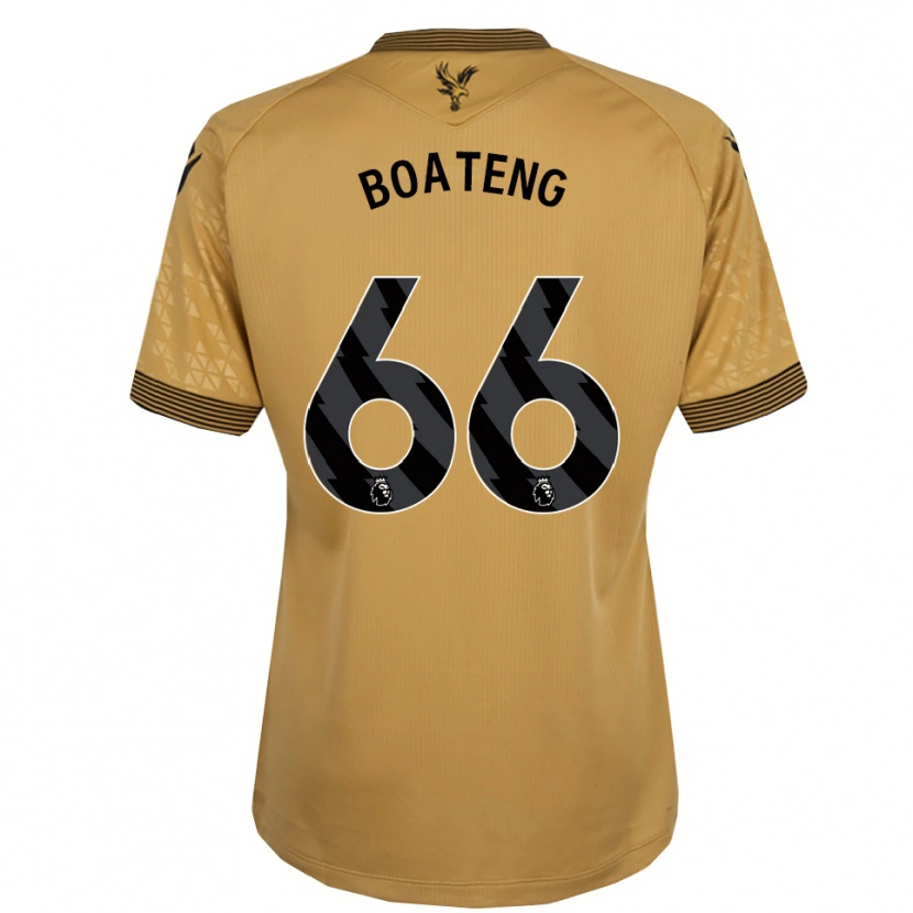 Danxen Mulher Camisola David Boateng #66 Dourado Preto Alternativa 2025/26 Camisa Brasil