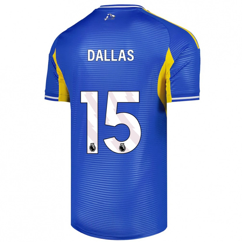 Danxen Mulher Camisola Stuart Dallas #15 Azul Amarelo Alternativa 2025/26 Camisa Brasil