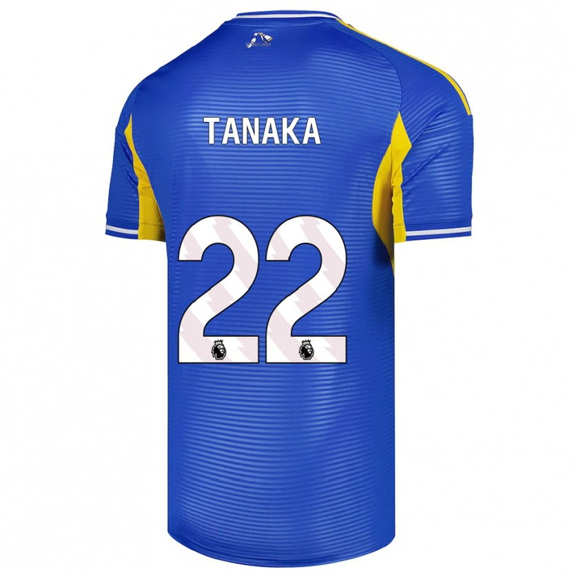 Danxen Mulher Camisola Ao Tanaka #22 Azul Amarelo Alternativa 2025/26 Camisa Brasil