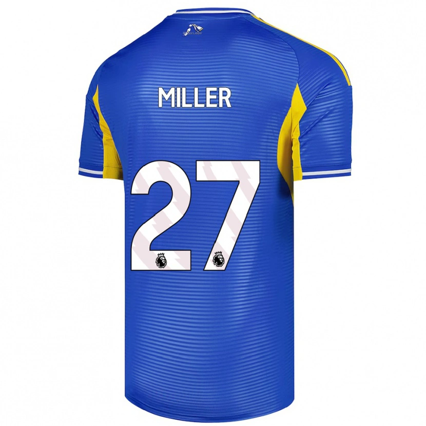 Danxen Mulher Camisola Amari Miller #27 Azul Amarelo Alternativa 2025/26 Camisa Brasil