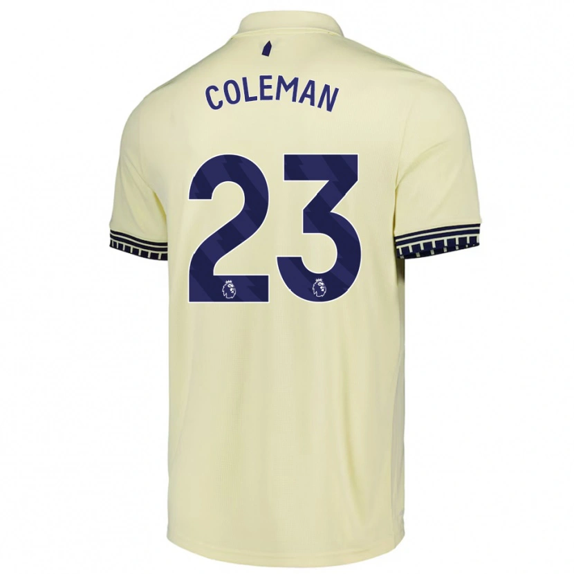 Danxen Mulher Camisola Séamus Coleman #23 Branco Sujo Preto Alternativa 2025/26 Camisa Brasil