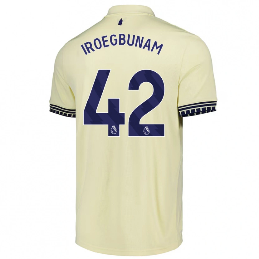 Danxen Mulher Camisola Tim Iroegbunam #42 Branco Sujo Preto Alternativa 2025/26 Camisa Brasil