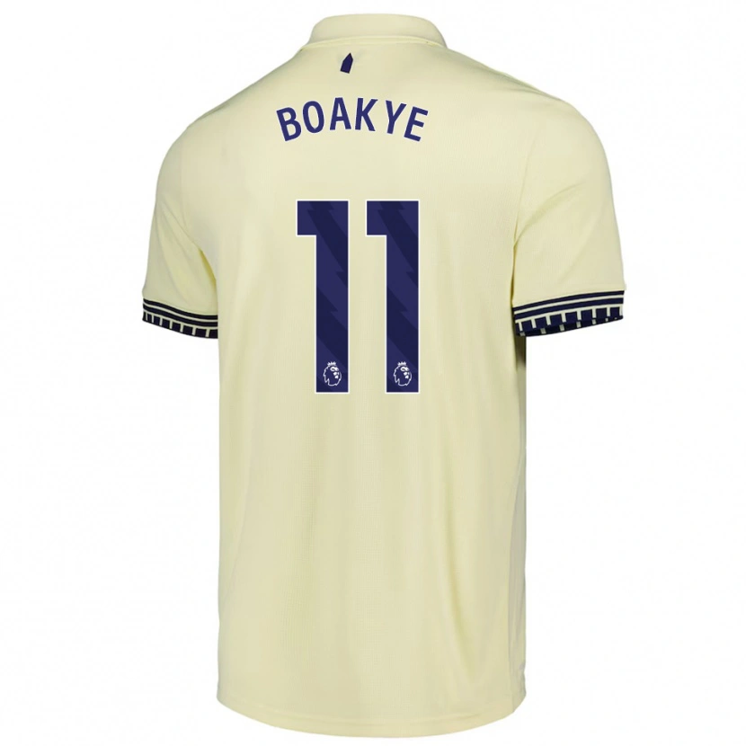 Danxen Mulher Camisola Kingsford Boakye #11 Branco Sujo Preto Alternativa 2025/26 Camisa Brasil