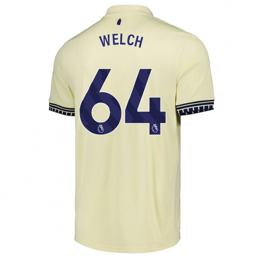 Danxen Mulher Camisola Reece Welch #64 Branco Sujo Preto Alternativa 2025/26 Camisa Brasil