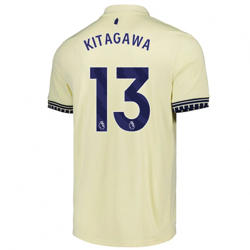 Danxen Mulher Camisola Hikaru Kitagawa #13 Branco Sujo Preto Alternativa 2025/26 Camisa Brasil