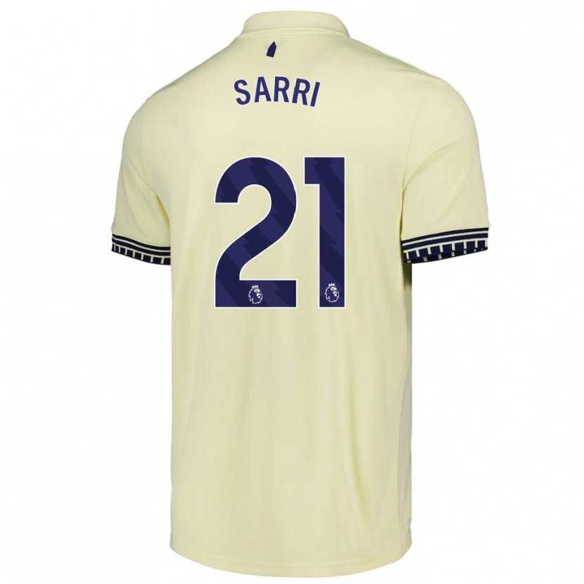 Danxen Mulher Camisola Veatriki Sarri #21 Branco Sujo Preto Alternativa 2025/26 Camisa Brasil