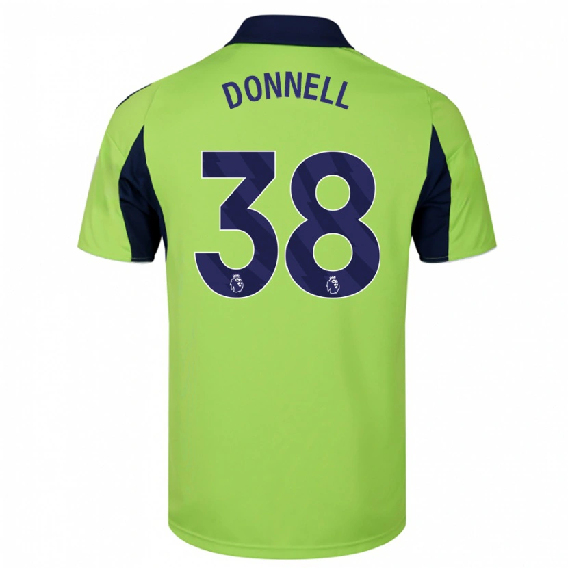 Danxen Mulher Camisola Chris Donnell #38 Verde Marinho Branco Alternativa 2025/26 Camisa Brasil
