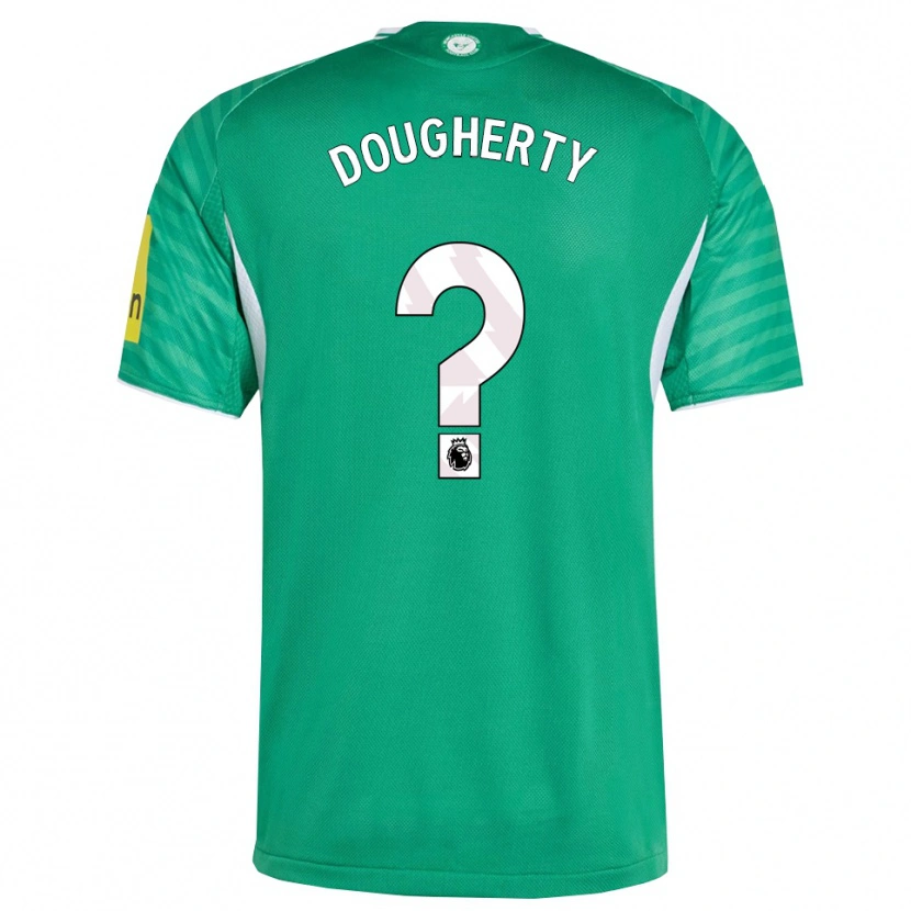 Danxen Mulher Camisola Ryan Dougherty #0 Verde Branco Alternativa 2025/26 Camisa Brasil