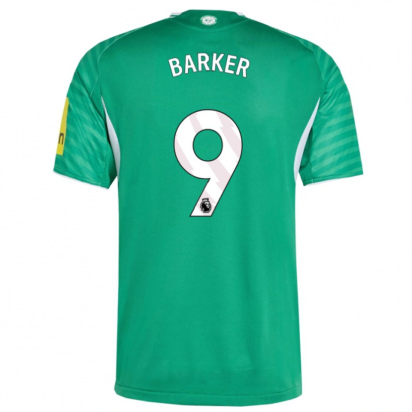 Danxen Mulher Camisola Katie Barker #9 Verde Branco Alternativa 2025/26 Camisa Brasil