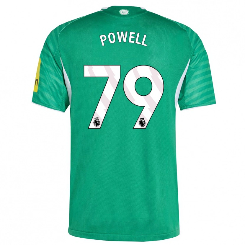 Danxen Mulher Camisola Rory Powell #79 Verde Branco Alternativa 2025/26 Camisa Brasil