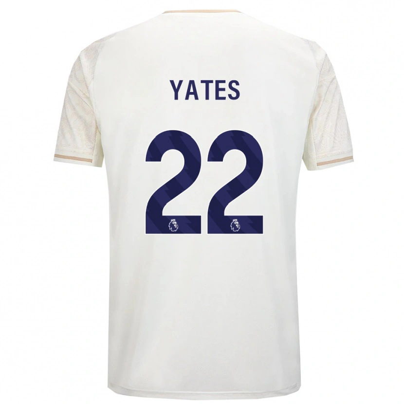 Danxen Mulher Camisola Ryan Yates #22 Branco Sujo Preto Alternativa 2025/26 Camisa Brasil