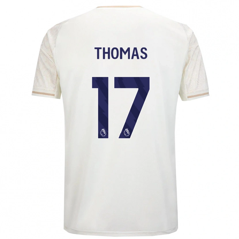 Danxen Mulher Camisola Freya Thomas #17 Branco Sujo Preto Alternativa 2025/26 Camisa Brasil