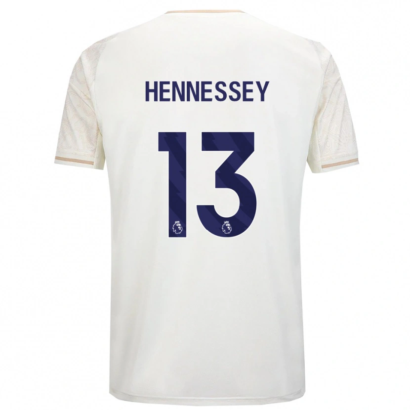 Danxen Mulher Camisola Wayne Hennessey #13 Branco Sujo Preto Alternativa 2025/26 Camisa Brasil