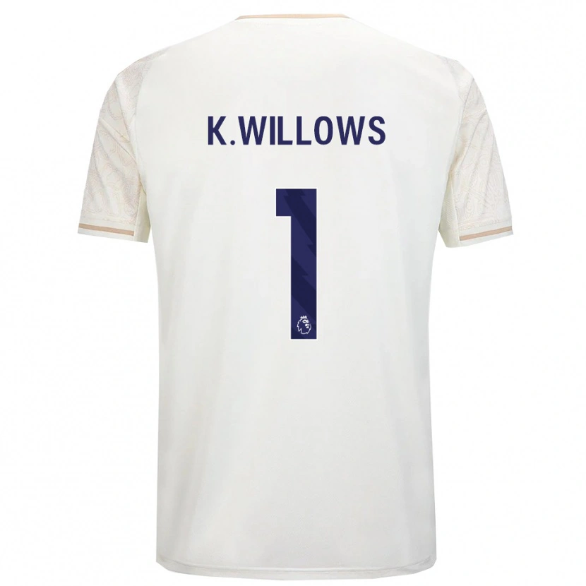 Danxen Mulher Camisola Keehan Willows #1 Branco Sujo Preto Alternativa 2025/26 Camisa Brasil