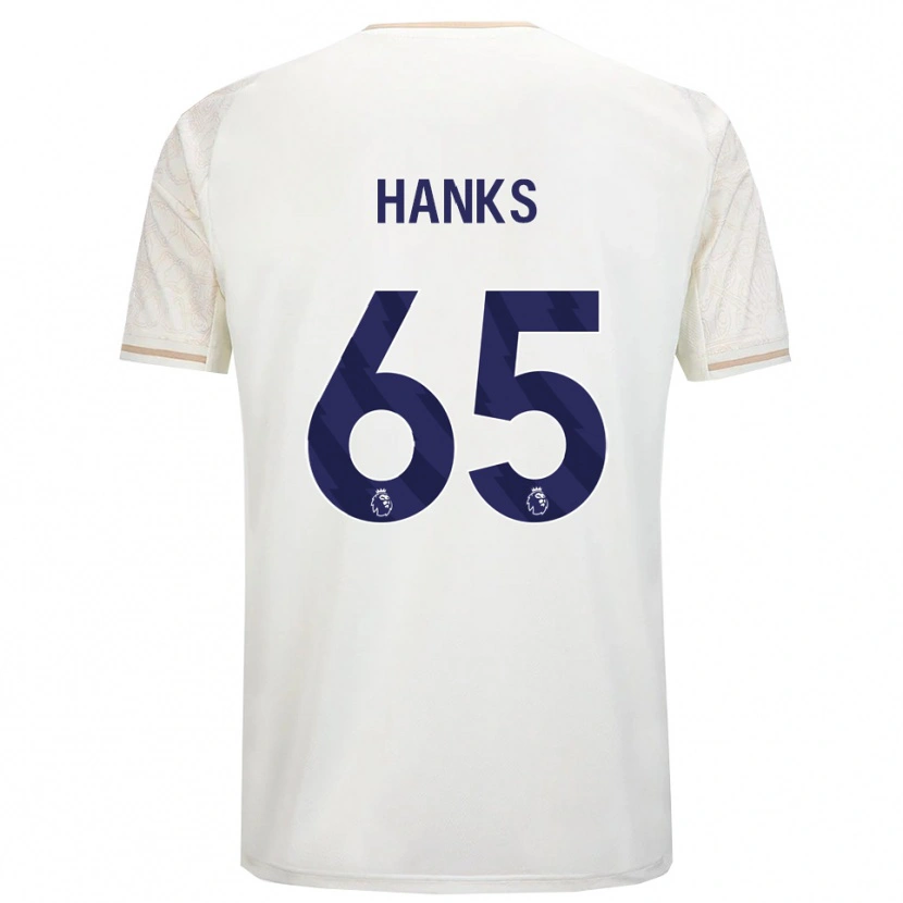 Danxen Mulher Camisola Justin Hanks #65 Branco Sujo Preto Alternativa 2025/26 Camisa Brasil