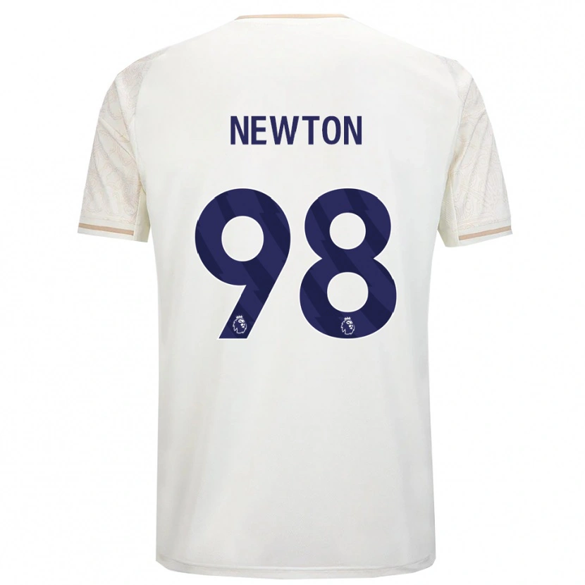 Danxen Mulher Camisola Jamie Newton #98 Branco Sujo Preto Alternativa 2025/26 Camisa Brasil