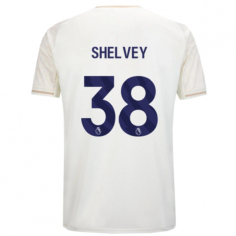 Danxen Mulher Camisola George Shelvey #38 Branco Sujo Preto Alternativa 2025/26 Camisa Brasil
