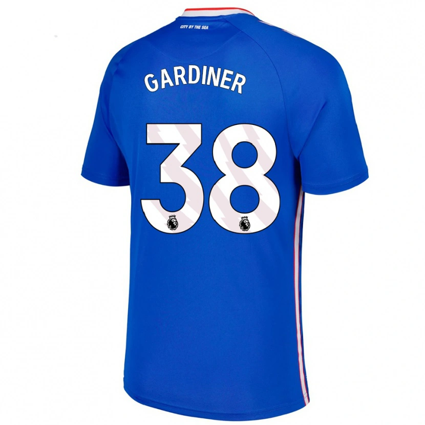 Danxen Mulher Camisola Harry Gardiner #38 Azul Branco Alternativa 2025/26 Camisa Brasil