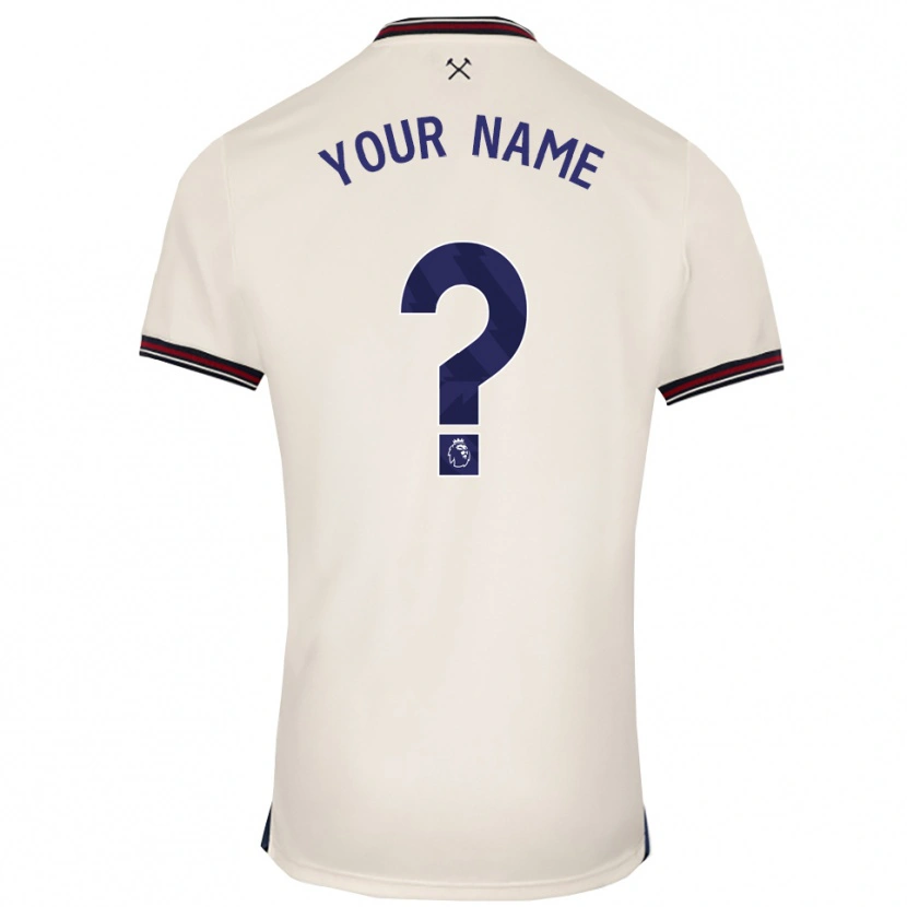 Danxen Mulher Camisola Seu Nome #0 Branco Sujo Alternativa 2025/26 Camisa Brasil