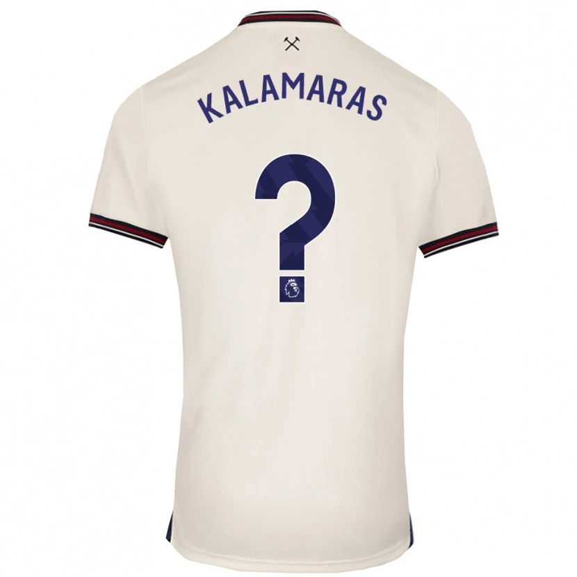 Danxen Mulher Camisola Pablo Kalamaras #0 Branco Sujo Alternativa 2025/26 Camisa Brasil