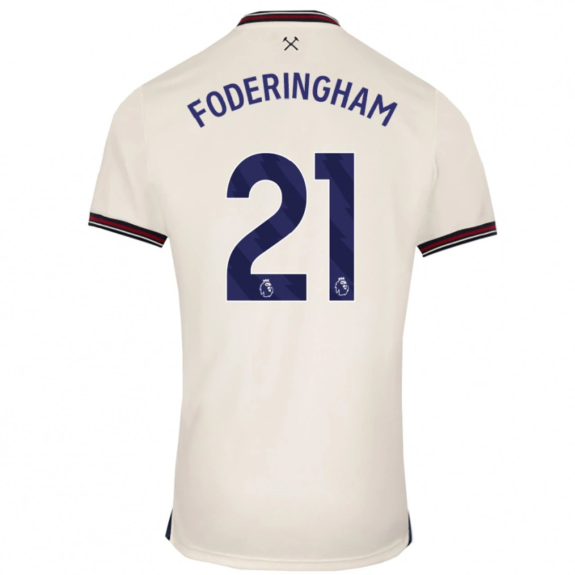 Danxen Mulher Camisola Wes Foderingham #21 Branco Sujo Alternativa 2025/26 Camisa Brasil