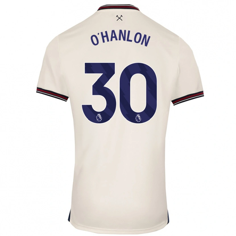 Danxen Mulher Camisola Katie O'hanlon #30 Branco Sujo Alternativa 2025/26 Camisa Brasil