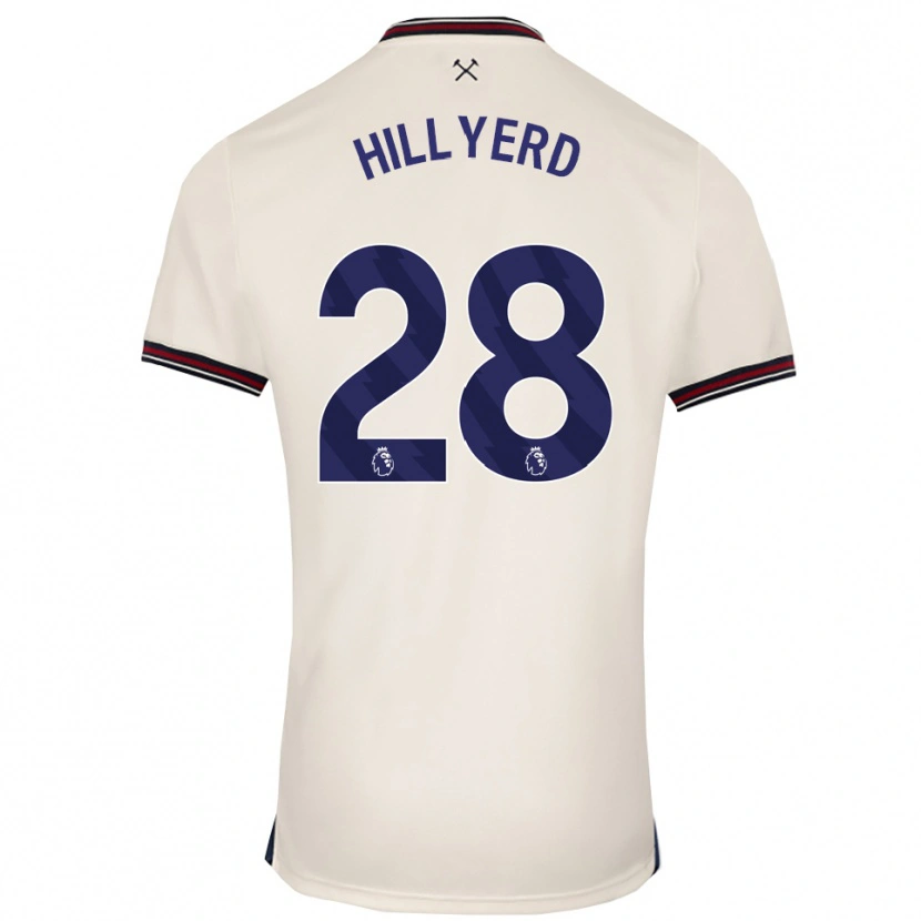Danxen Mulher Camisola Sophie Hillyerd #28 Branco Sujo Alternativa 2025/26 Camisa Brasil