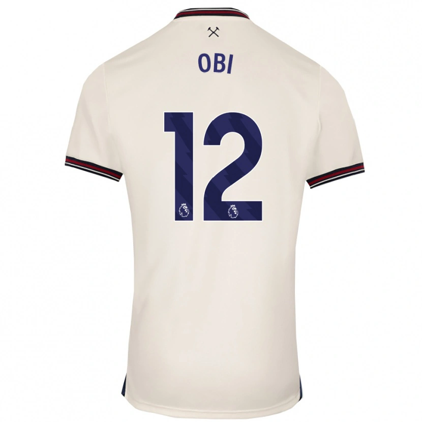 Danxen Mulher Camisola Chuk Obi #12 Branco Sujo Alternativa 2025/26 Camisa Brasil
