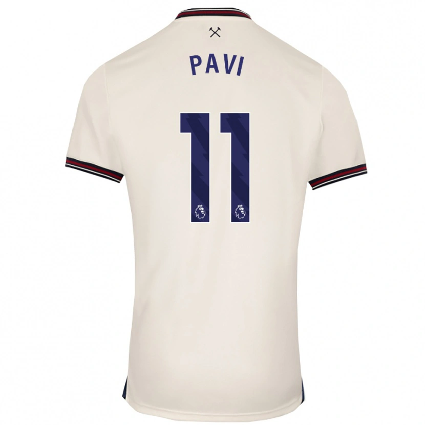 Danxen Mulher Camisola Manuela Paví #11 Branco Sujo Alternativa 2025/26 Camisa Brasil