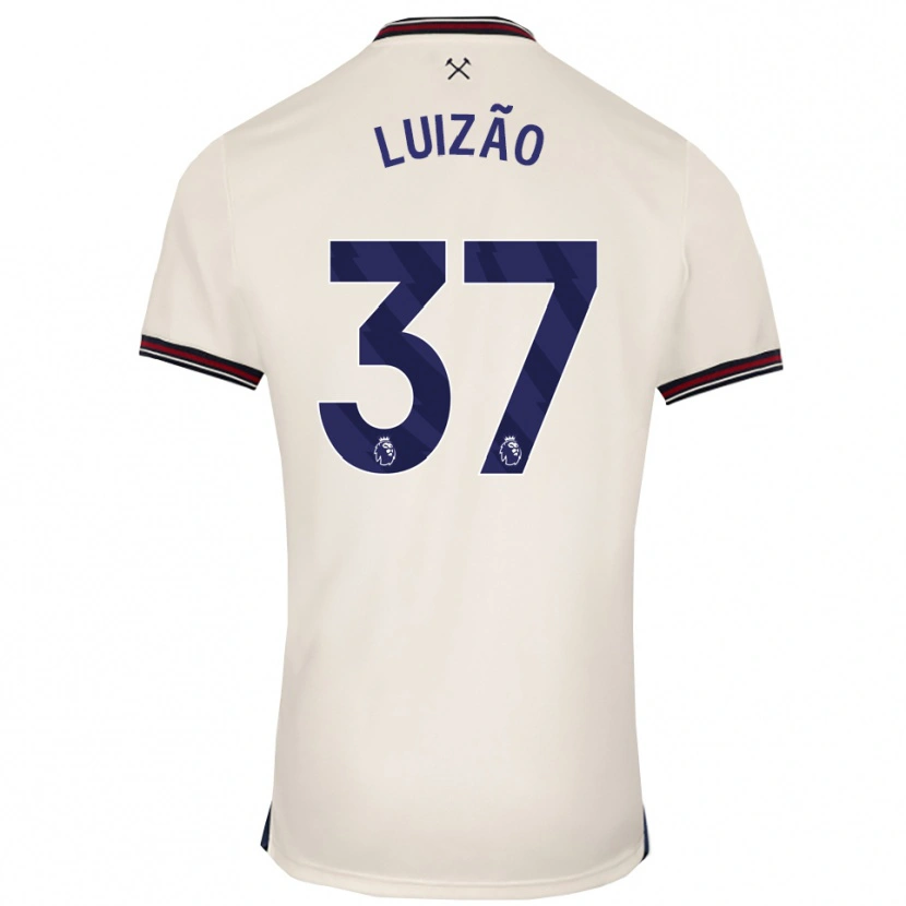 Danxen Mulher Camisola Luizão #37 Branco Sujo Alternativa 2025/26 Camisa Brasil
