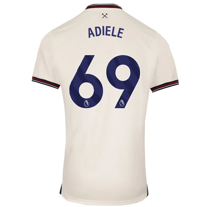 Danxen Mulher Camisola Emeka Adiele #69 Branco Sujo Alternativa 2025/26 Camisa Brasil