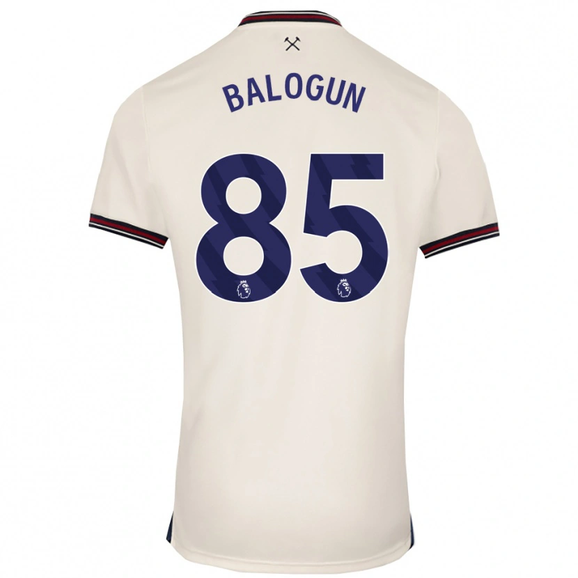 Danxen Mulher Camisola Majid Balogun #85 Branco Sujo Alternativa 2025/26 Camisa Brasil