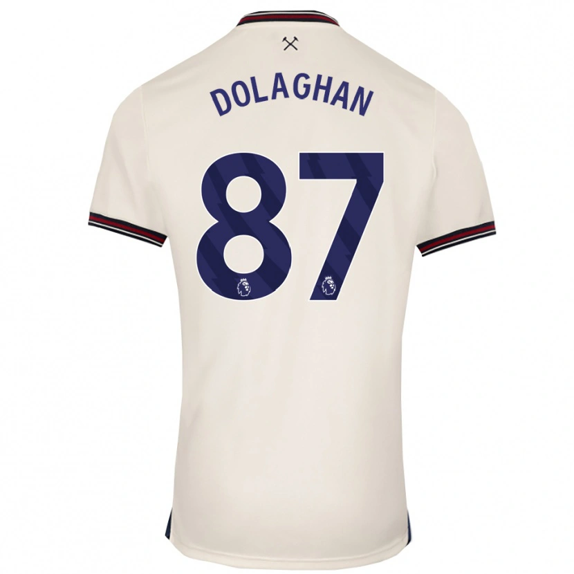 Danxen Mulher Camisola Brad Dolaghan #87 Branco Sujo Alternativa 2025/26 Camisa Brasil