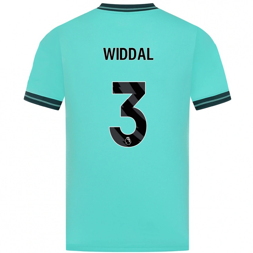 Danxen Mulher Camisola Natalie Widdal #3 Azul Celeste Verde Alternativa 2025/26 Camisa Brasil