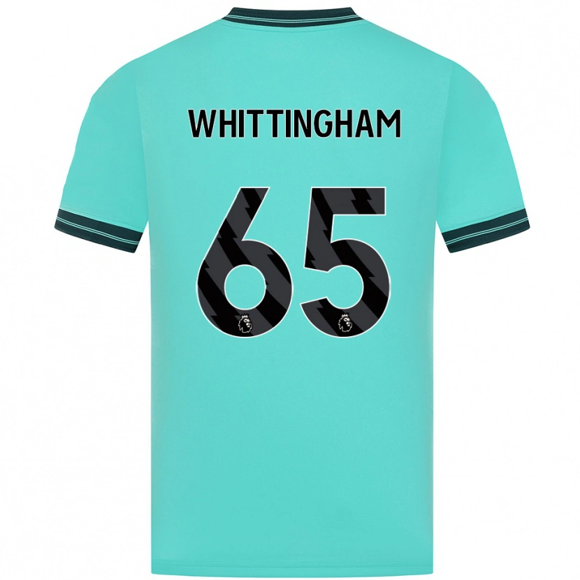 Danxen Mulher Camisola Matthew Whittingham #65 Azul Celeste Verde Alternativa 2025/26 Camisa Brasil