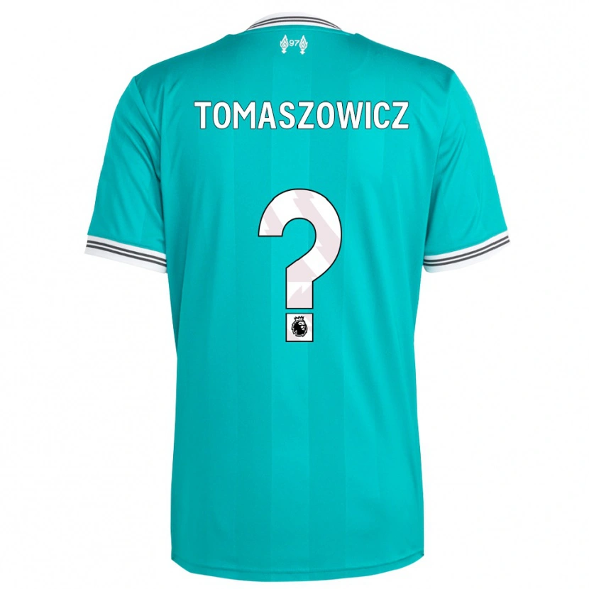 Danxen Mulher Camisola Aiden Tomaszowicz #0 Verde Branco Terceiro 2025/26 Camisa Brasil