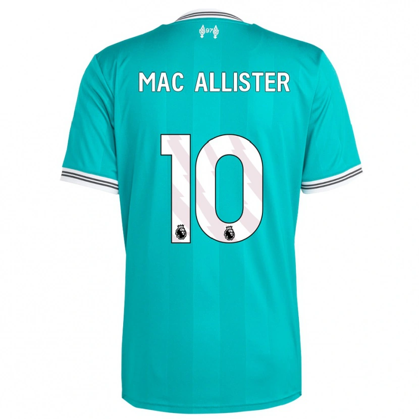 Danxen Mulher Camisola Alexis Mac Allister #10 Verde Branco Terceiro 2025/26 Camisa Brasil