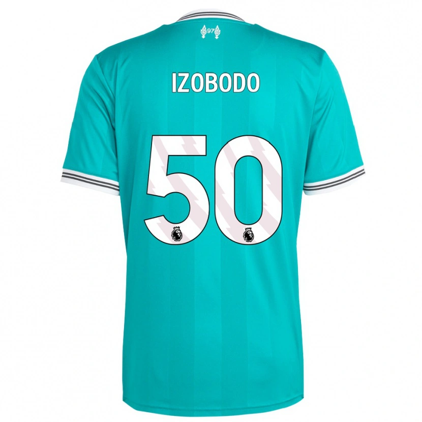 Danxen Mulher Camisola Elijah Izobodo John #50 Verde Branco Terceiro 2025/26 Camisa Brasil