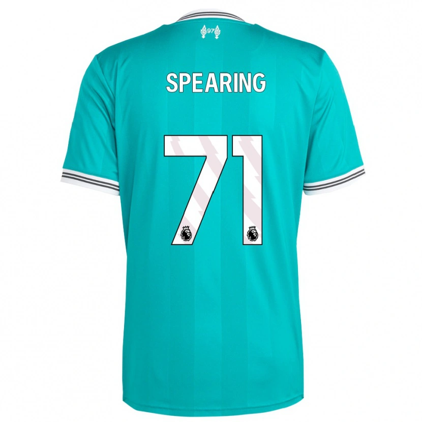 Danxen Mulher Camisola Jay Spearing #71 Verde Branco Terceiro 2025/26 Camisa Brasil