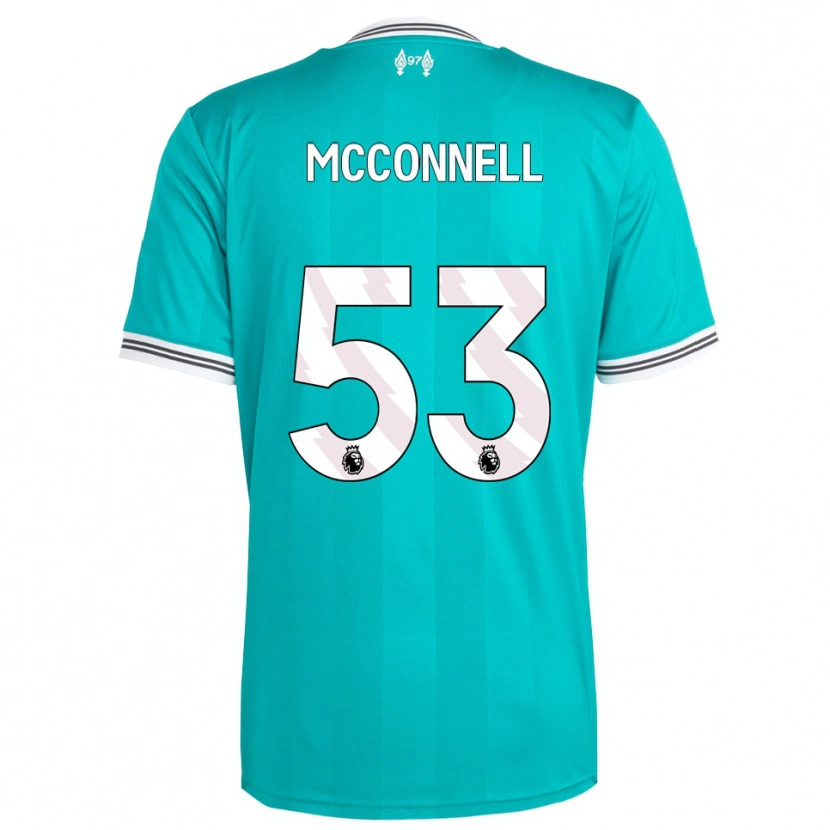 Danxen Mulher Camisola James Mcconnell #53 Verde Branco Terceiro 2025/26 Camisa Brasil