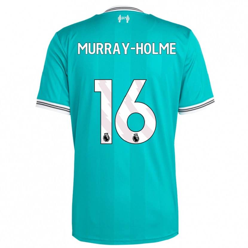 Danxen Mulher Camisola Hadyn Murray-Holme #16 Verde Branco Terceiro 2025/26 Camisa Brasil